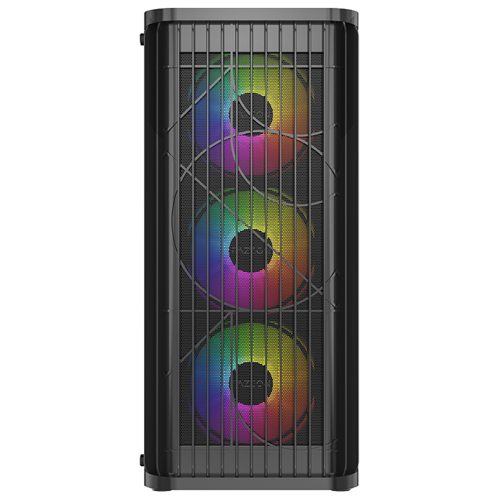FAZEON F20 650W 80+ Bronze Tempered Glass Mesh ARGB Fanlı USB 3.0 Siyah E-ATX Bilgisayar Kasası