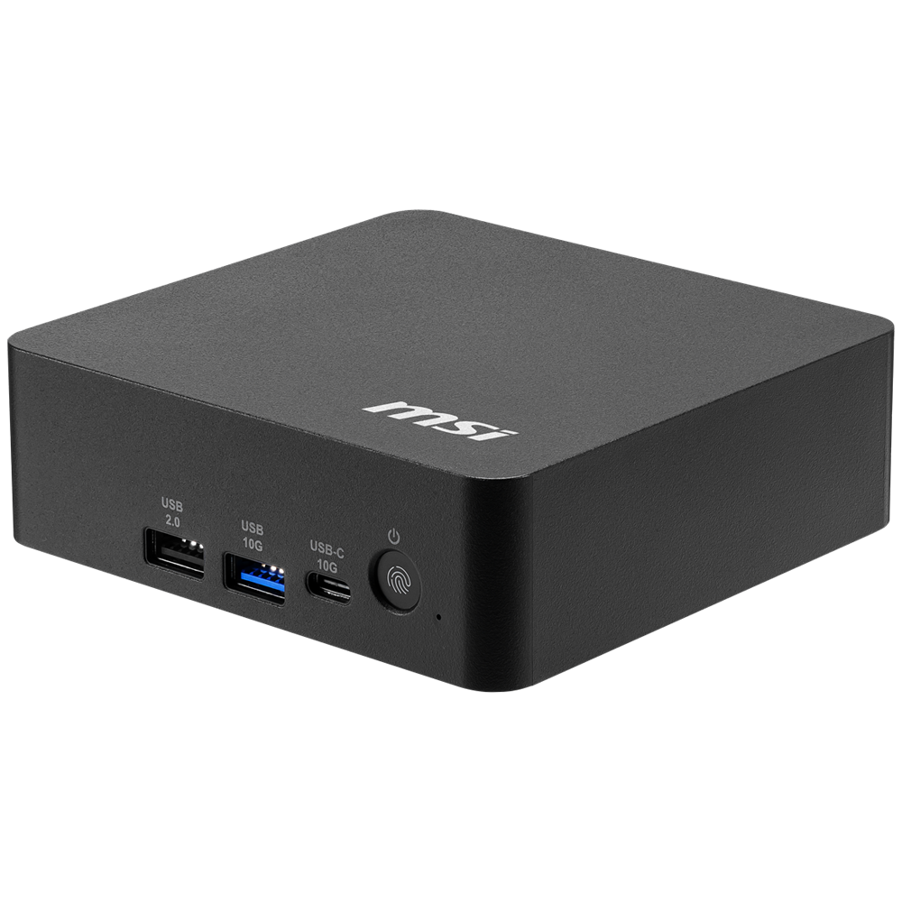 MSI CUBI NUC AI+ 3MG-005BEU Core Ultra 5 322 FreeDos Barebone Siyah Mini PC