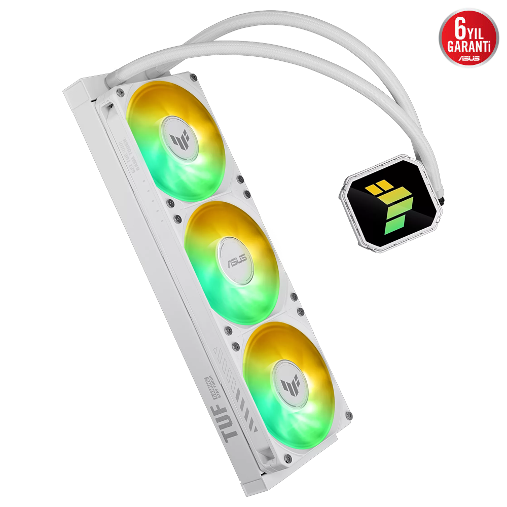 ASUS TUF GAMING LC III 360 ARGB  360mm Beyaz İşlemci Sıvı Soğutucu