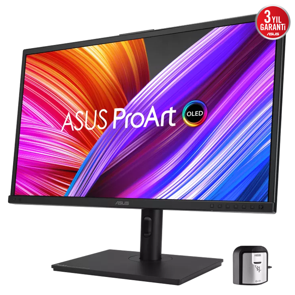 ASUS ProArt Display PA27DCE-K 27" 60Hz 0.1ms HDMI DP USB 3.2 USB-C Pivot OLED Gaming Monitör