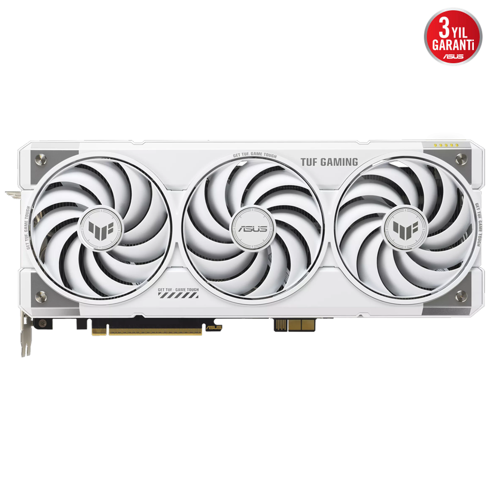 ASUS TUF Gaming GeForce RTX 5070 Ti BTF WHITE OC Edition 16GB GDDR7 DLSS 4 256 Bit Ekran Kartı
