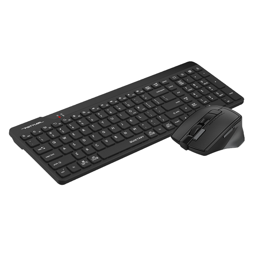 A4 Tech FG2400 AIR2 Siyah Kablosuz QuietKey Klavye Mouse Set