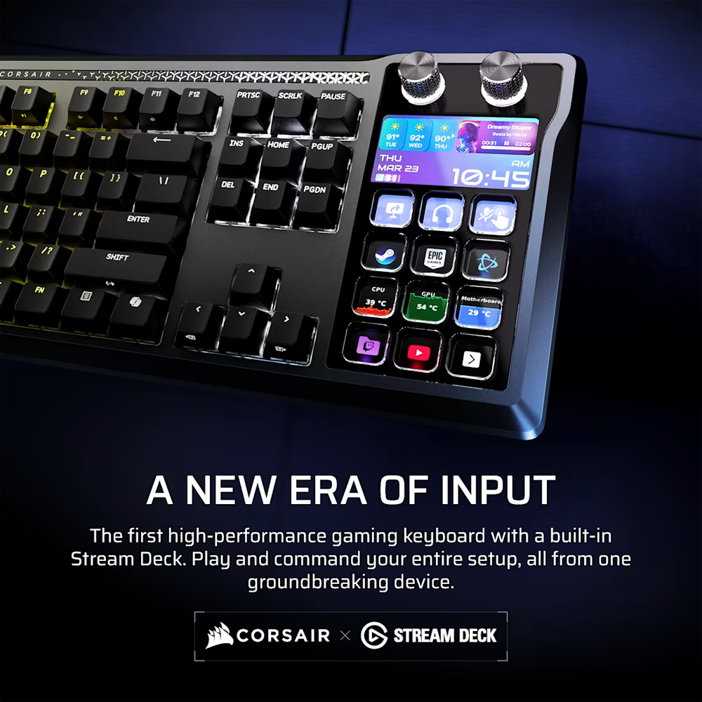 CORSAIR Galleon 100 SD MLX Pulse Switch RGB Siyah Gaming Klavye