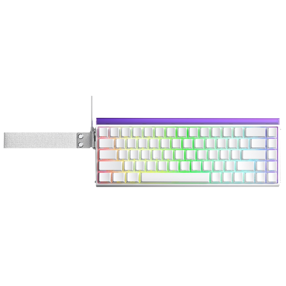 Aula Hero 68 HE Black King Switch Hot Swap TKL RGB Neon Beyaz Kablolu Gaming Klavye
