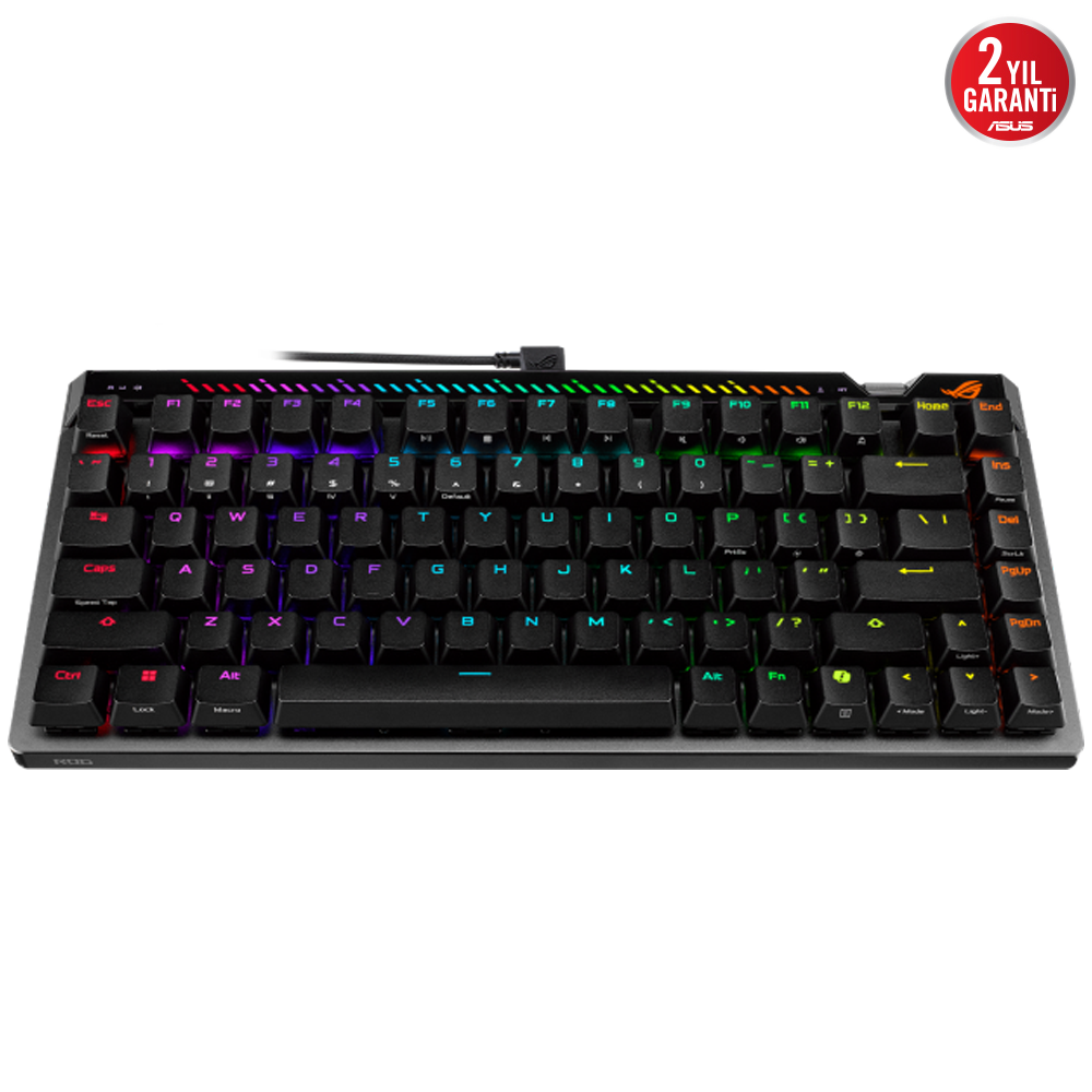 ASUS ROG FALCHION ACE 75 HE ROG HFX V2X Magnetic Switch Mekanik Kablolu Siyah Gaming Klavye
