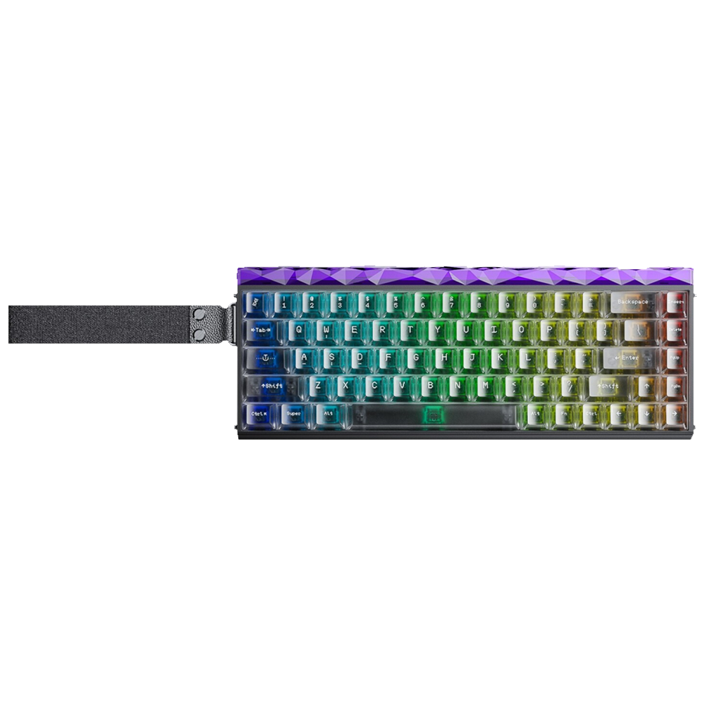 Aula Hero 68 HE Jade King Switch Hot Swap TKL RGB Neon Şeffaf Siyah Kablolu Gaming Klavye