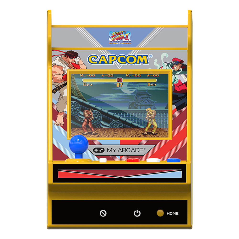 My Arcade Street Fighter 2 Champion 2 Oyunlu Retro Oyun Konsolu 12cm