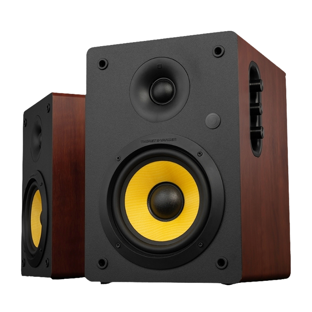Thonet & Vander Kurbis Bluetooth 5.0 Uzaktan Kumandalı RCA 72W Ahşap Renk 2.0 RMS Hoparlör