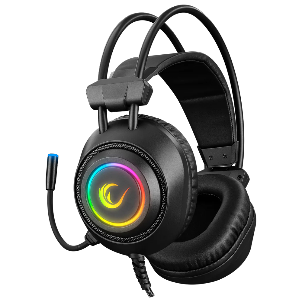 Rampage RM-K19S RAGING PLUS 7.1 Surround RGB Siyah Mikrofonlu Gaming Kulaklık