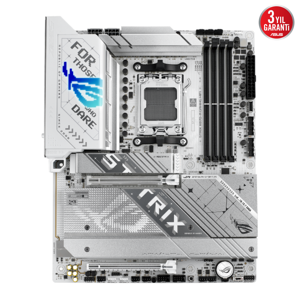 ASUS ROG STRIX X870-A GAMING WIFI 8000MHz OC DDR5 Soket AM5 M.2 HDMI DP ATX Anakart