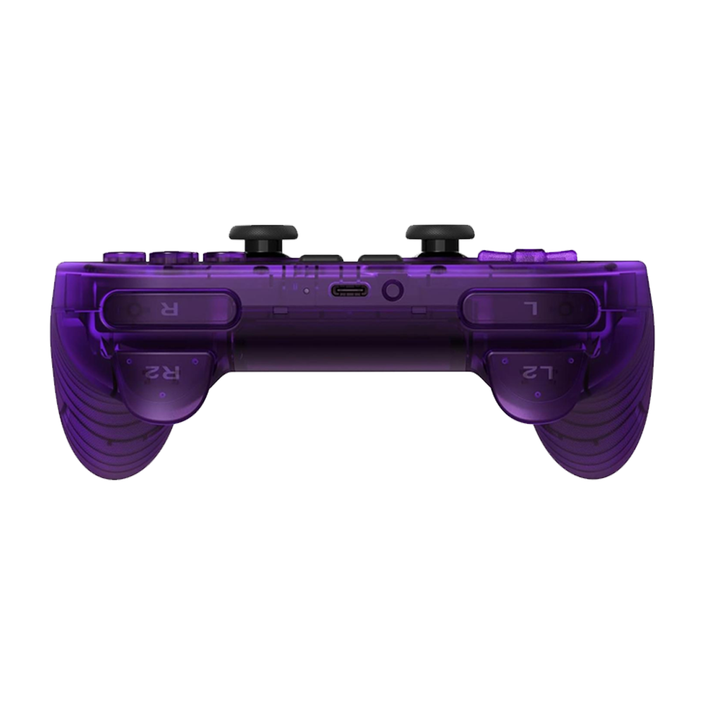 8BitDo Pro 2 Hall Efect Kablosuz Transparan Mor Gamepad