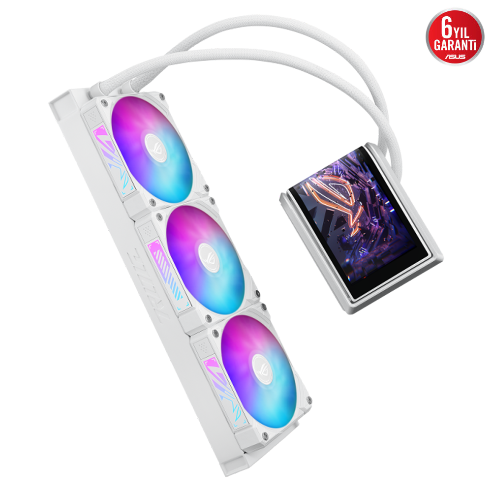 ASUS ROG RYUO IV 360 ARGB 360mm Beyaz İşlemci Sıvı Soğutucu