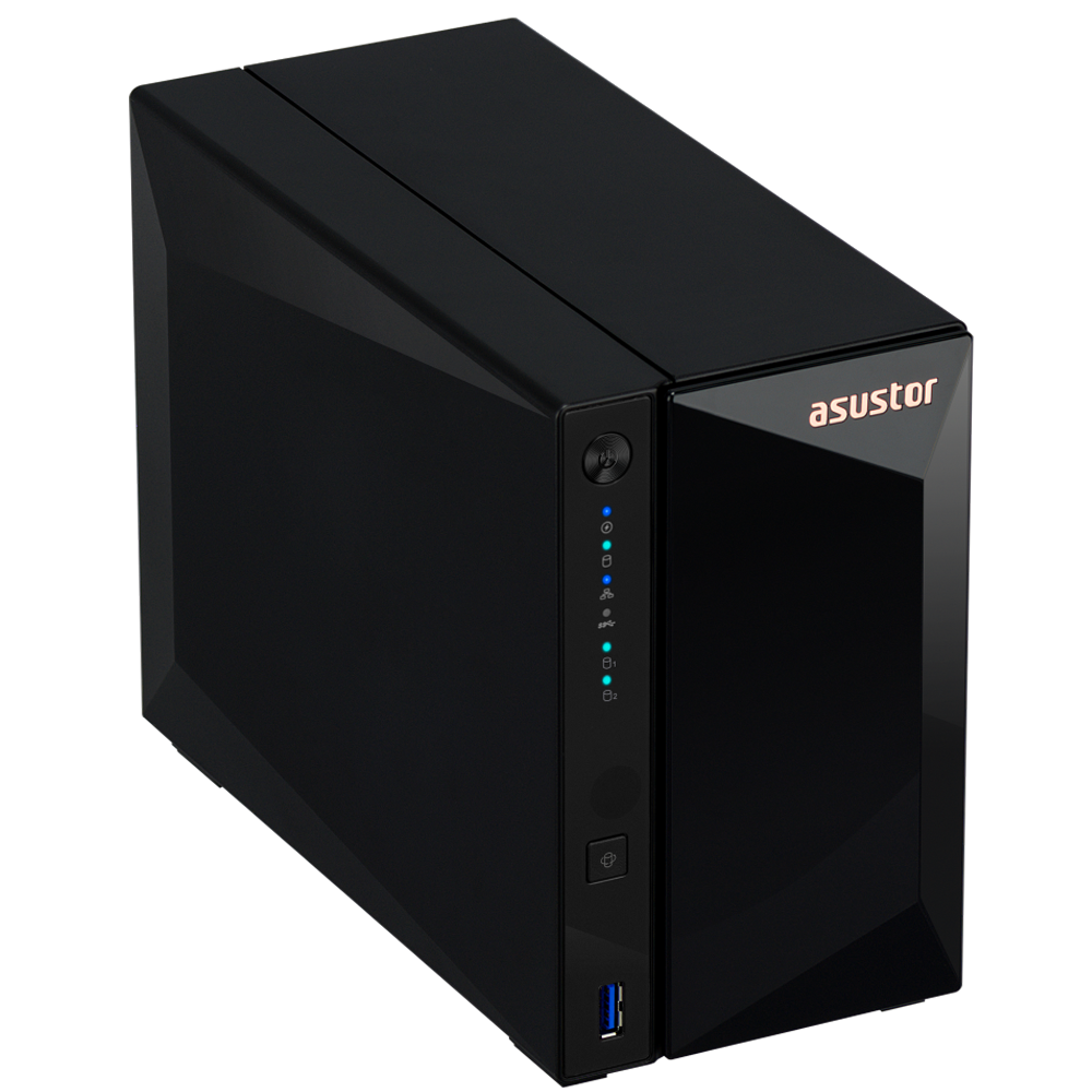 ASUSTOR Drivestor 2 Pro Gen2 AS3302T V2 Realtek RTD1619B 2GB DDR4 2 Yuvalı 2.5GbE USB 3.2 NAS Depolama Cihazı
