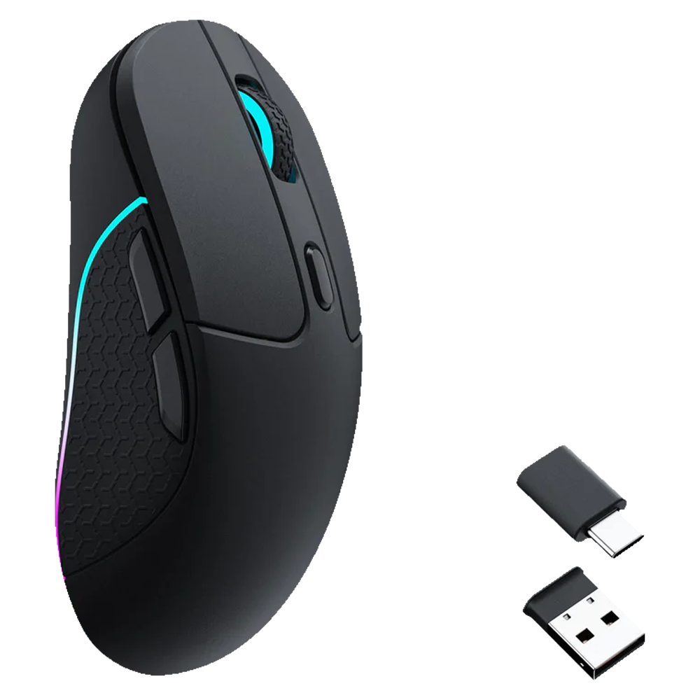 Keychron M3-A1 2600DPI 1000Hz RGB Siyah Kablosuz Mouse