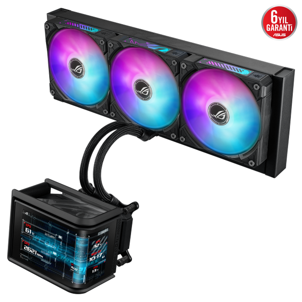 ASUS ROG RYUO IV 360 SLC ARGB 360mm Siyah ARGB İşlemci Sıvı Soğutucu