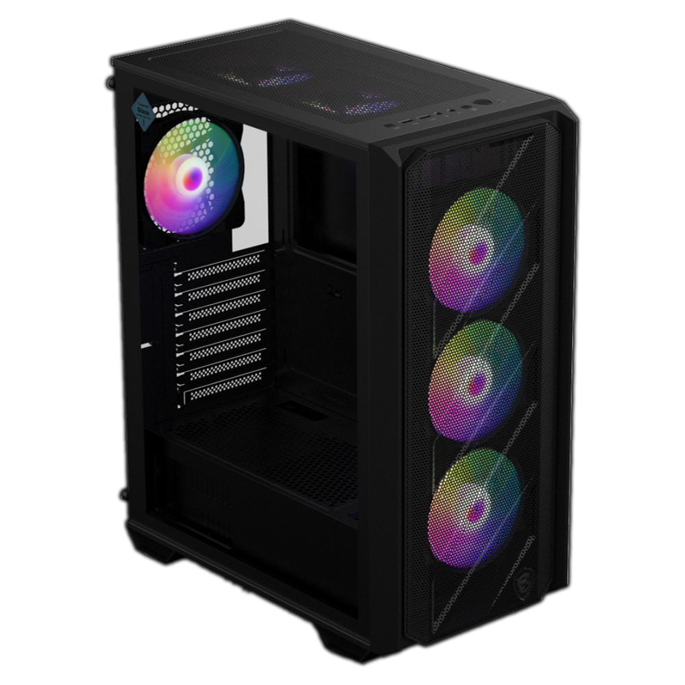 MSI MAG FORGE 141A B75 750W 80+ Bronze Tempered Glass RGB Siyah ATX Bilgisayar Kasası