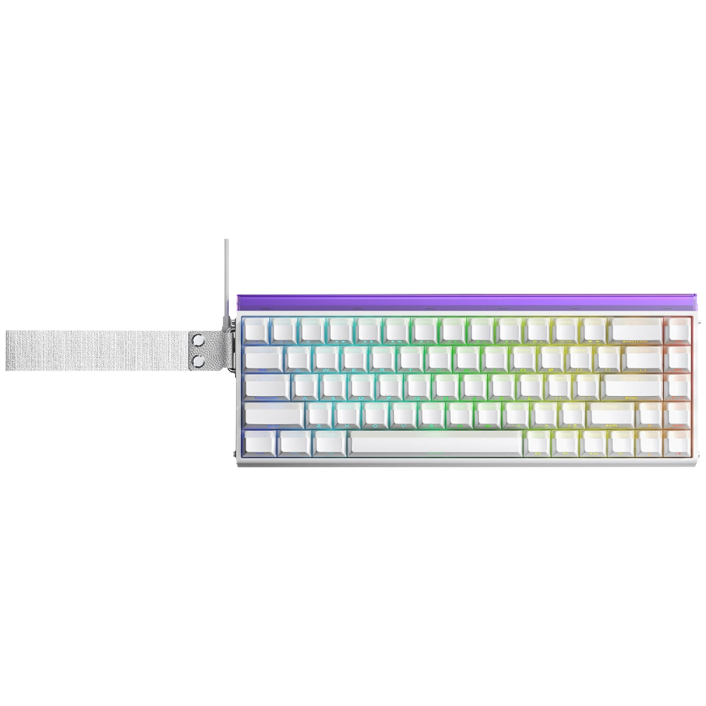 Aula Hero 68 HE Jade King Switch Hot Swap TKL RGB Neon Beyaz Kablolu Gaming Klavye