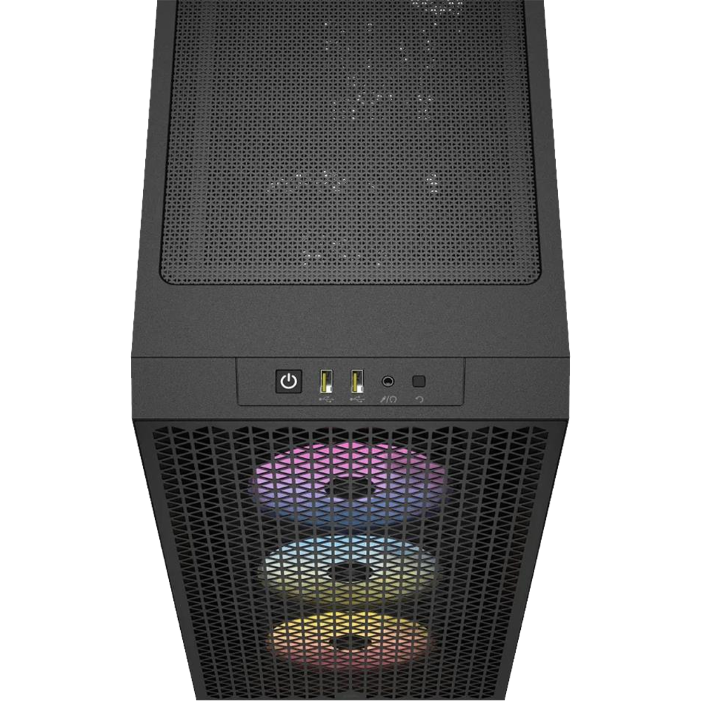 CORSAIR iCUE 3000D AIRFLOW 750W 80+ Bronze Tempered Glass USB 3.2 Siyah ATX Mid Tower Kasa
