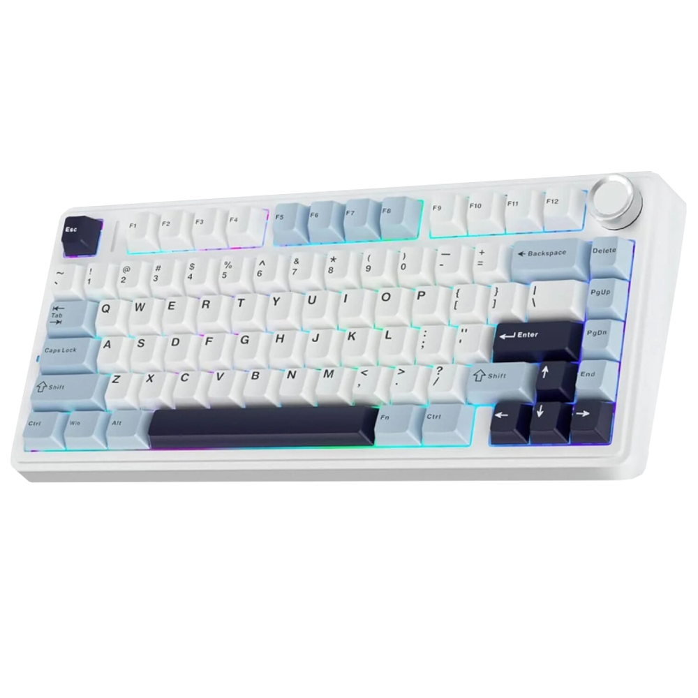 Aula F75 Reaper Switch Hot Swap TKL RGB Lacivert Kablosuz Gaming Klavye