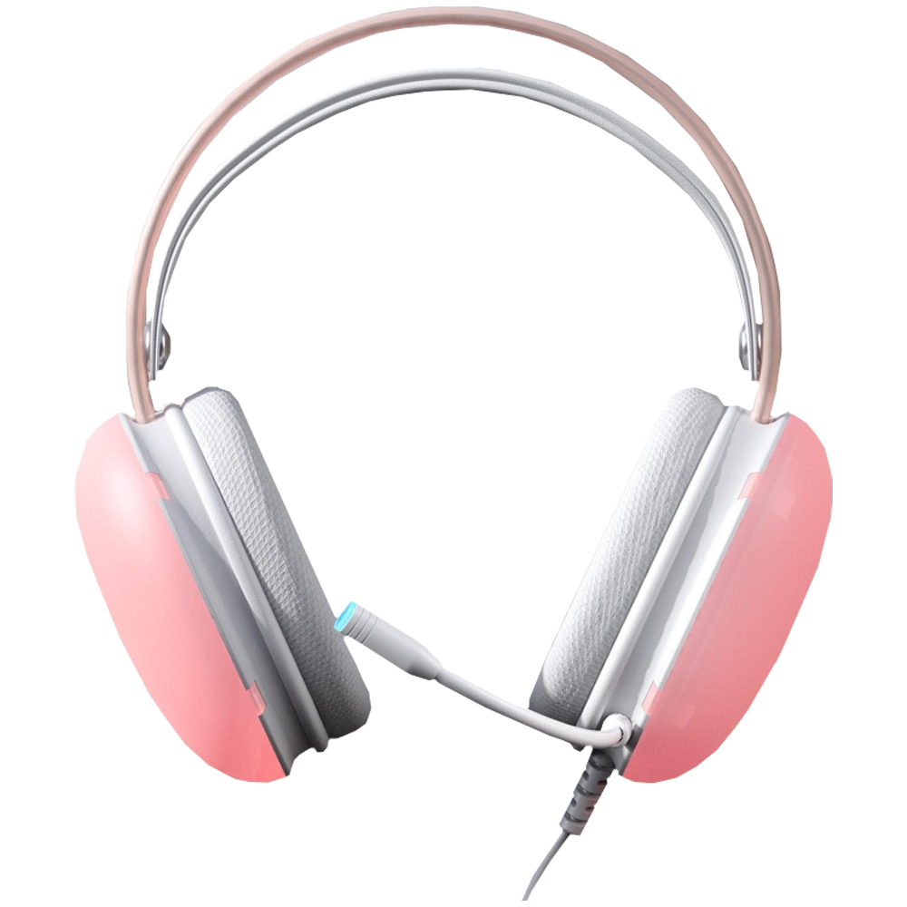 Aula S505 RGB Kablolu Pembe Gaming Kulaklık