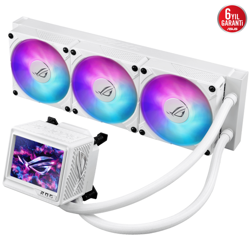 ASUS ROG RYUJIN III 360 ARGB EXTREME OLED LCD Ekranli 360mm Beyaz
