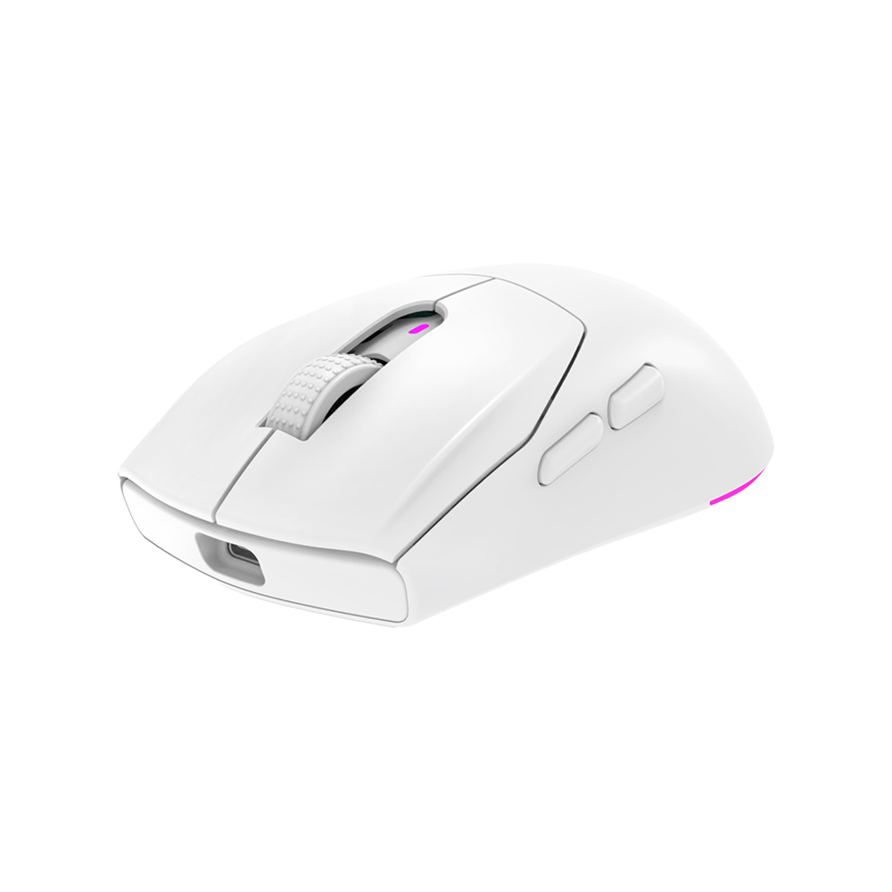 Rampage PROTE M5 Kablosuz Beyaz RGB Ledli Şarjlı 24000 DPI Gaming Mouse