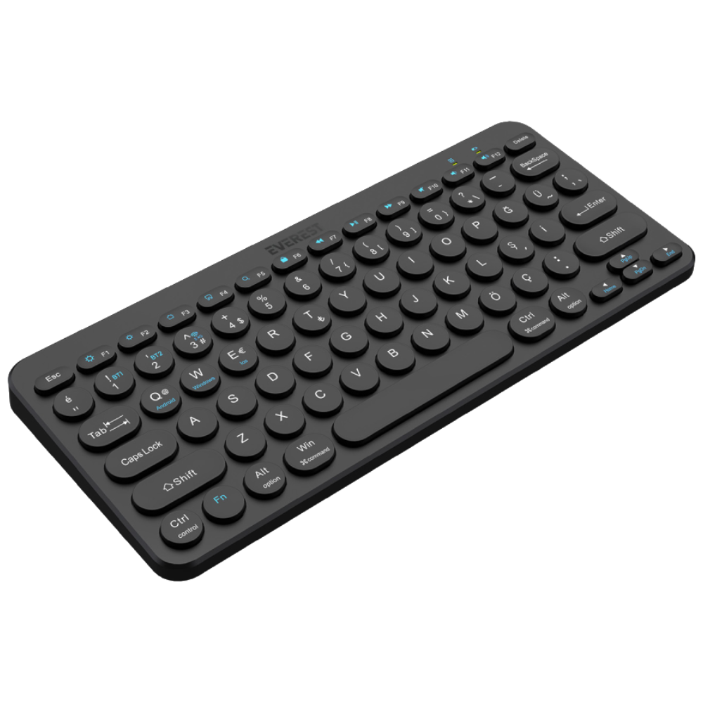 Everest KB-BT16 Siyah Kablosuz Klavye  