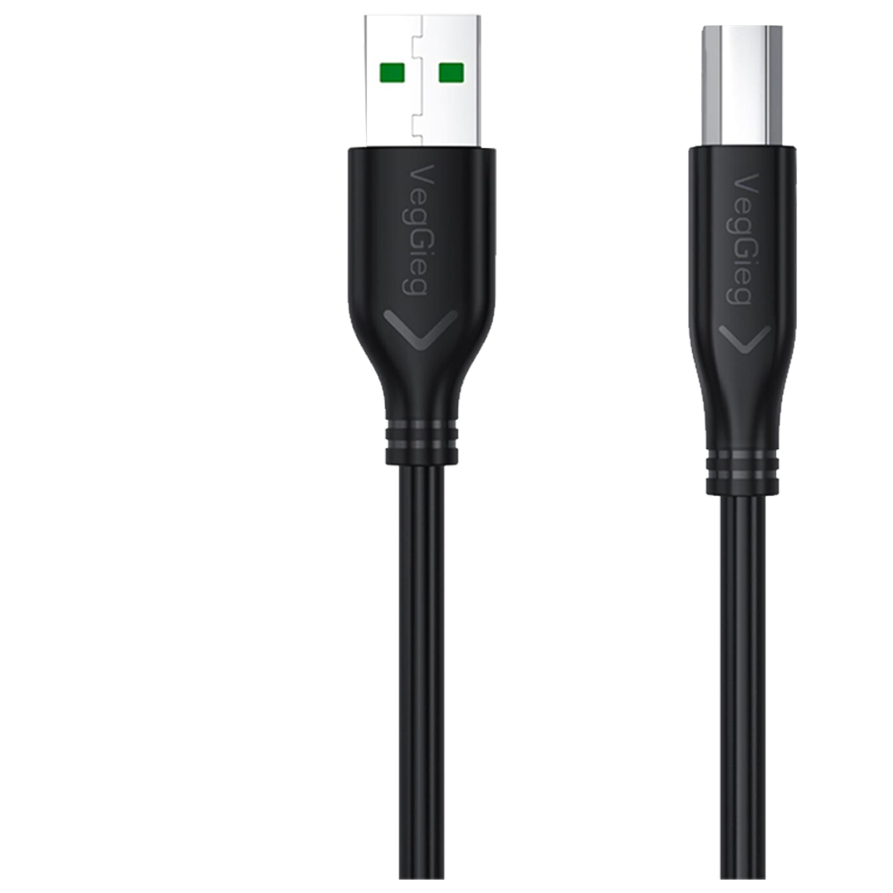 VegGieg USB B Printer Tarayıcı Yazıcı Data Kablosu 3 Metre