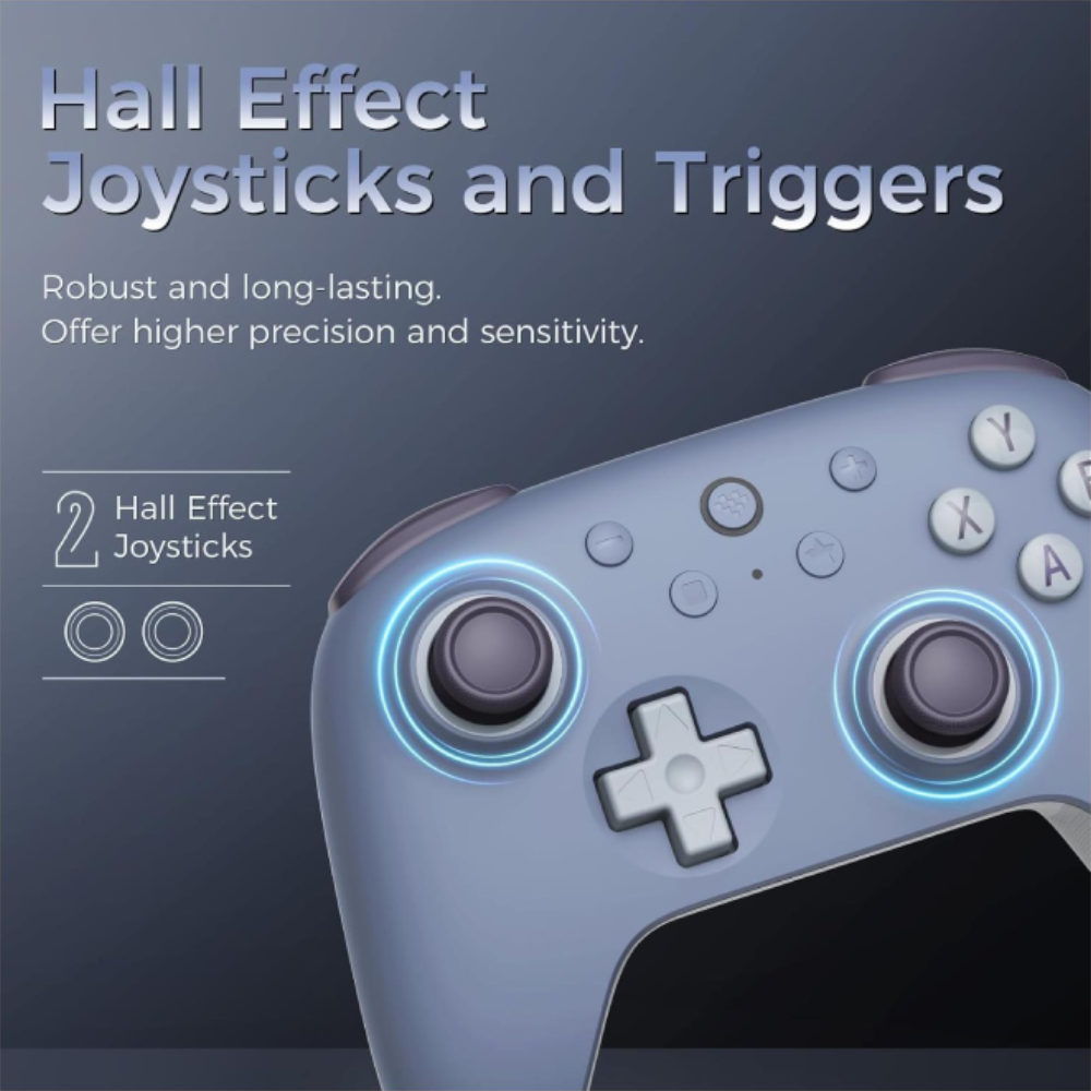 8BitDo Ultimate 2C Hall Efect Kablosuz Koyu Mavi Gamepad