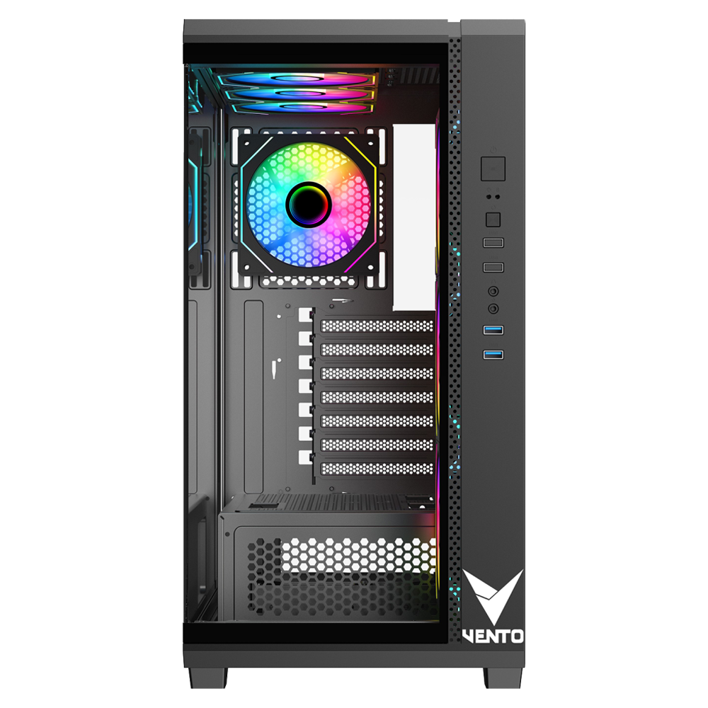 VENTO VG4302FA 1000W 80+ Gold Tempered Glass USB 3.0 ARGB E-ATX Kasa