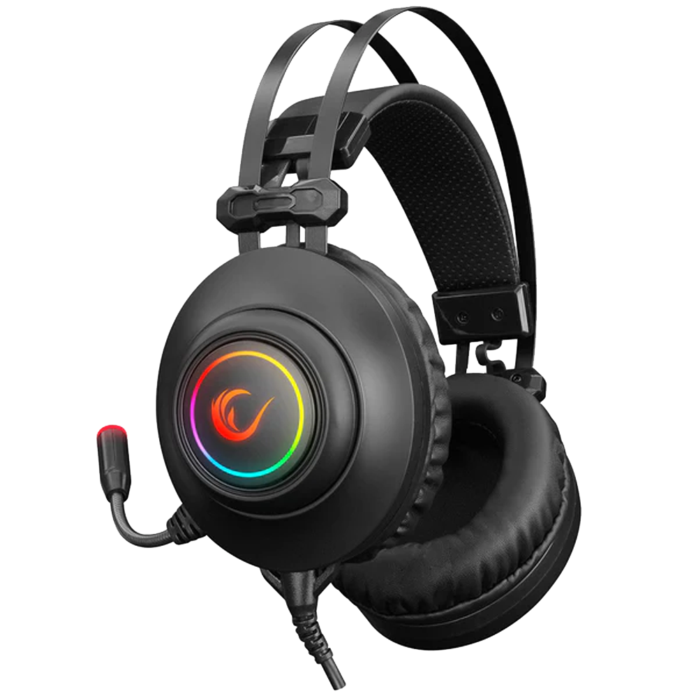 Rampage RM-K1 PULSAR 7.1 Surround RGB Titreşimli Siyah Mikrofonlu Gaming Kulaklık