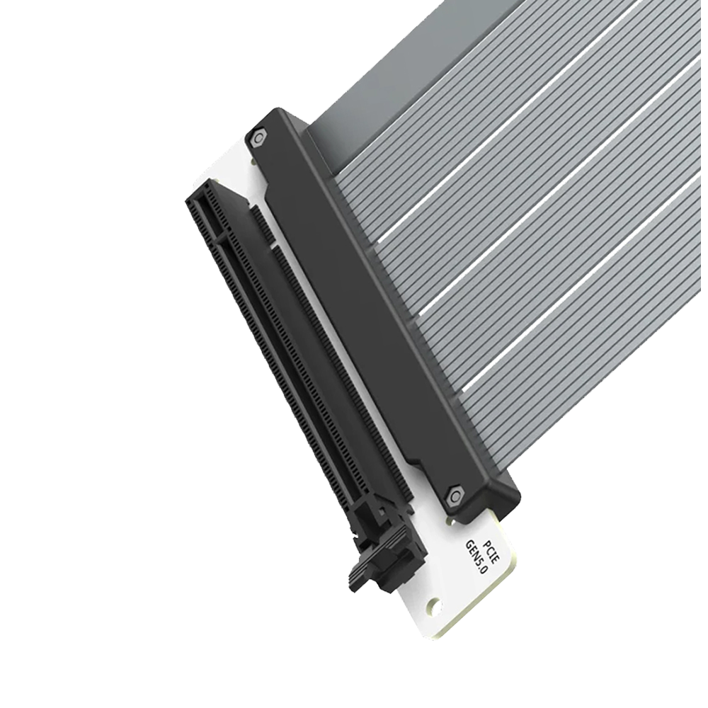 Cooler Master Beyaz PCIE5.0 Yükseltici Kablo 300mm