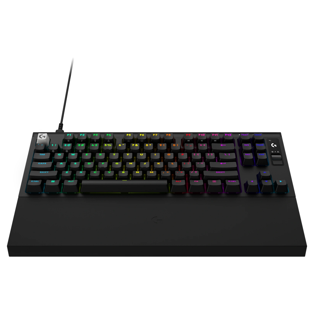  Logitech PRO X2 RAPID TKL Hall Effect OLED Ekranlı Manyetik Siyah Kablolu Gaming Klavye