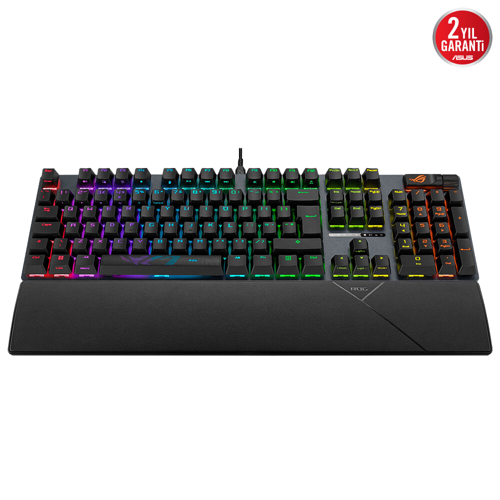 ASUS ROG STRIX SCOPE II X SNOW ROG NX Snow Switch RGB Mekanik Kablolu Gaming Klavye