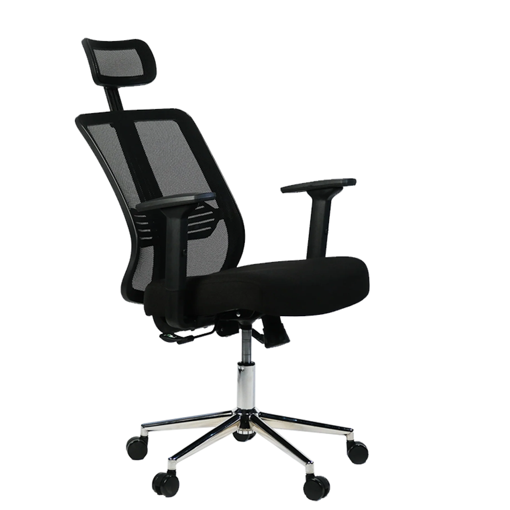 Pixel Hero Fileli Siyah Ergonomik Ofis Koltuğu