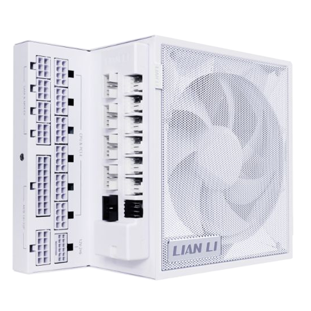 LIAN LI Edge 1200W 80+ Gold ATX3.1 Gen5.1 Full Modüler Beyaz 120mm PSU