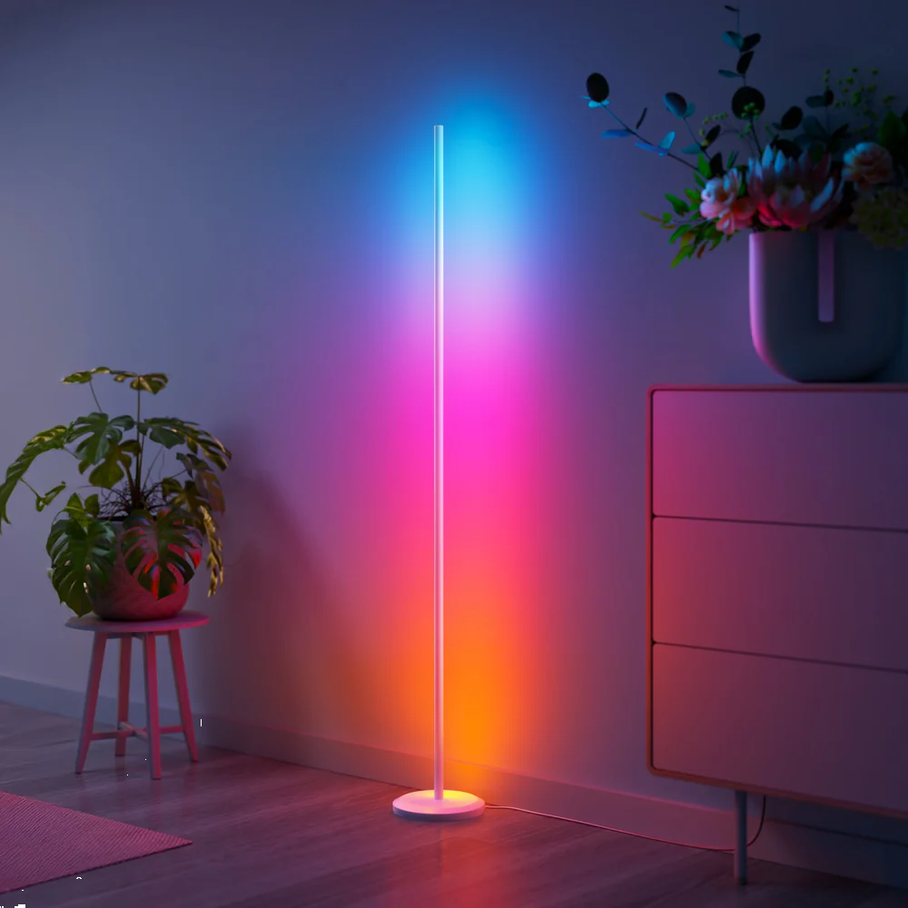 Nanoleaf RGBW Beyaz Dikey Yer Lambası Aydınlatma