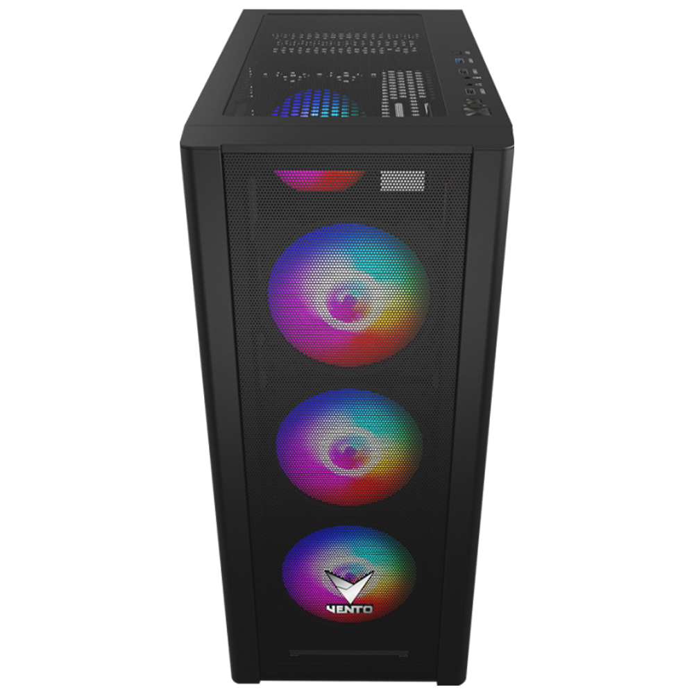 VENTO VG20A Tempered Glass USB 3.0 Mesh RGB ATX Mid Tower Kasa