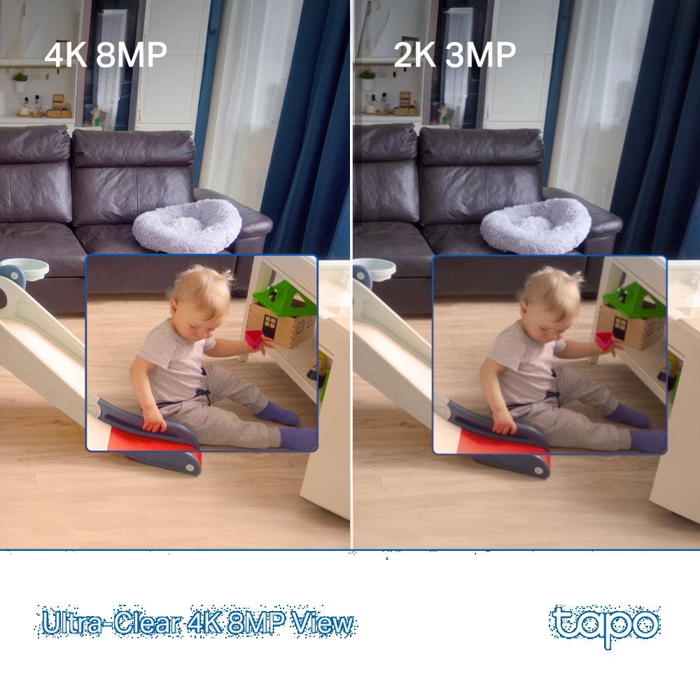 TP-LINK TAPO C250 Pan/Tilt AI Wi-Fi Güvenlik Kamerası