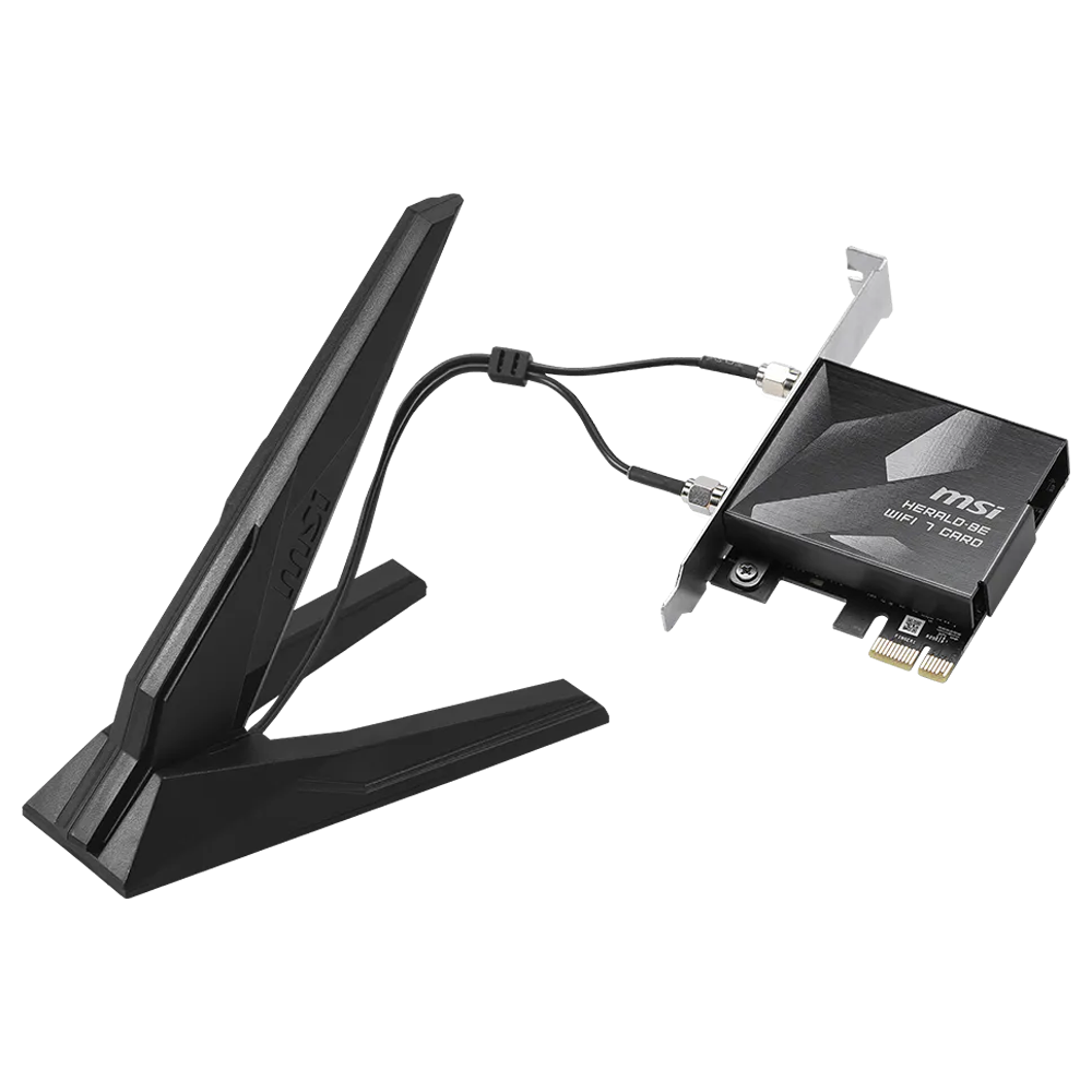 MSI HERALD BE9400 WIFI 7 PCIE CARD Wi-Fi 7 Bluetooth 5.4 PCIe Kartı