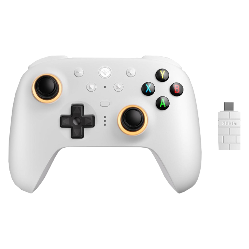 8BitDo Ultimate 2 Hall Efect Kablosuz Beyaz Gamepad