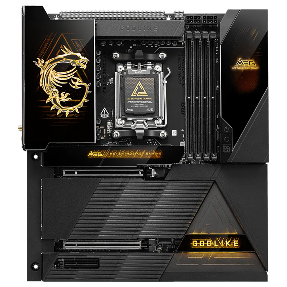 MSI MEG X870E GODLIKE 8400MHz(OC) DDR5 Soket AM5 M.2 DP E-ATX Anakart