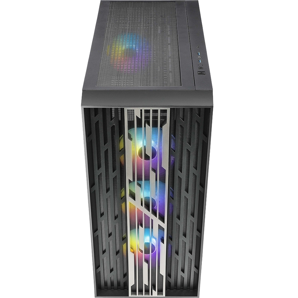 VENTO VG4252L 1000W Tempered Glass Mesh USB 3.0 ARGB E-ATX Siyah Kasa