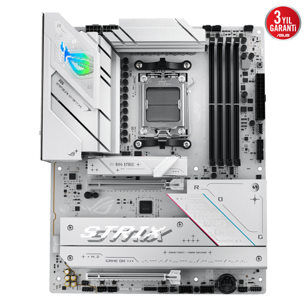 ASUS ROG STRIX B850-A GAMING WIFI 8000MHz OC DDR5 Soket AM5 M.2 HDMI DP ATX Anakart