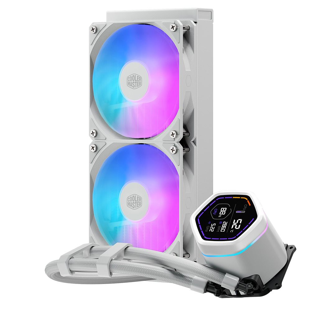 Cooler MasterLiquid Core NEX Digital 240 ARGB 240mm Beyaz İşlemci Sıvı Soğutucu