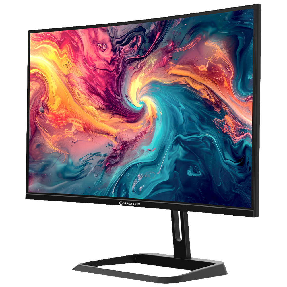 Rampage XYRA XR27C300F 27" 300Hz 1ms HDMI DP Adaptive Sync HDR Ready FHD Fast VA Curved 1500R Gaming Monitör