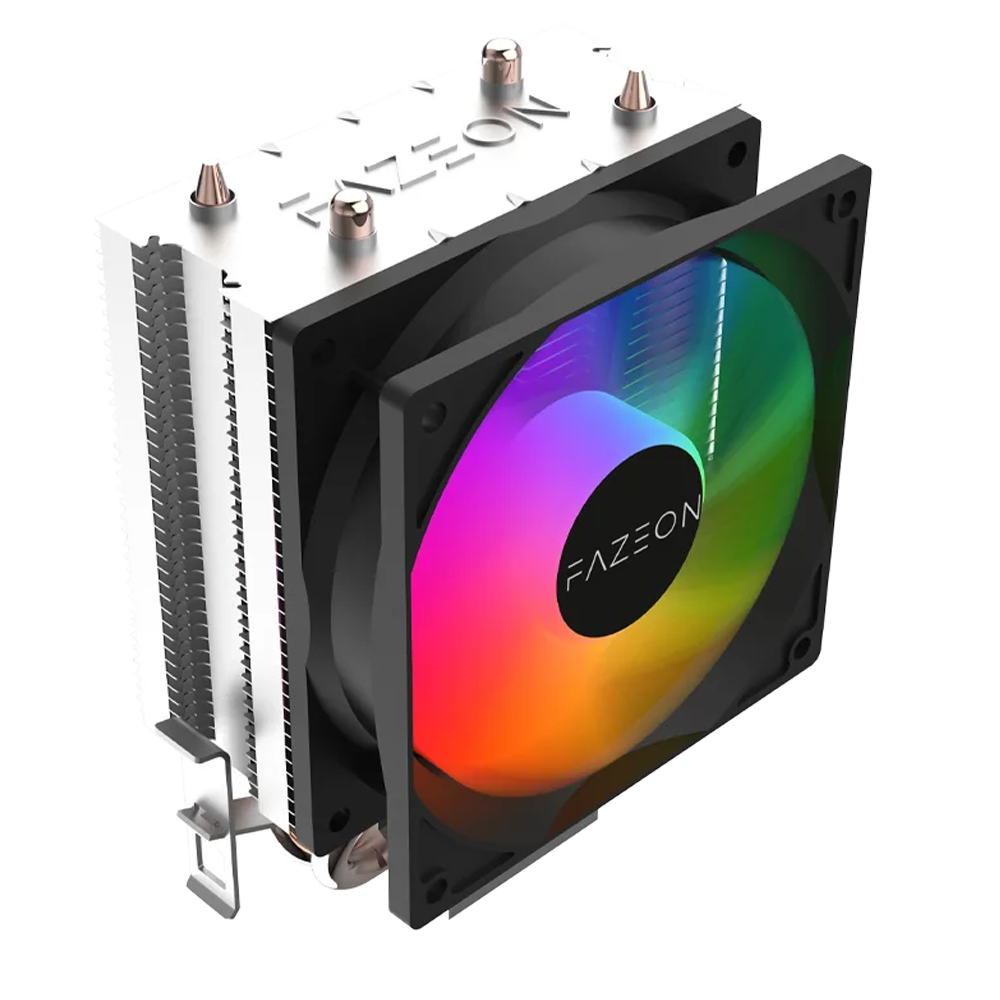 FAZEON A2120TRA 9cm RGB Kule Tipi Siyah İşlemci Soğutucu