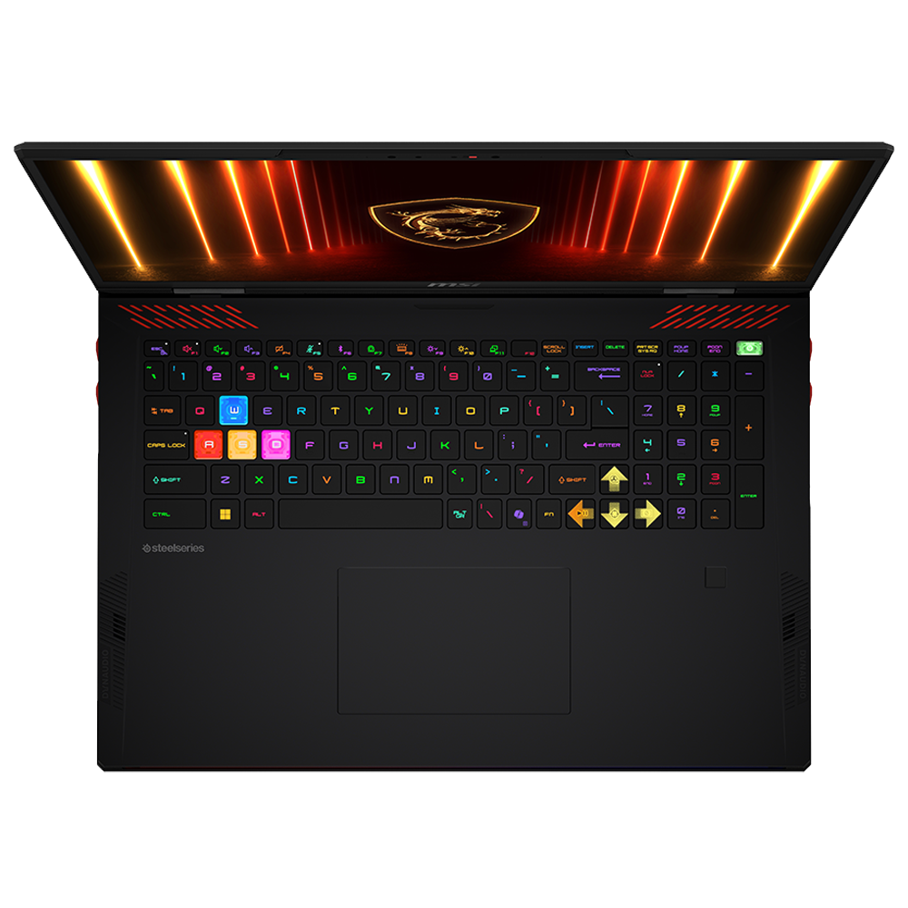 MSI RAIDER A18 HX A8WHG-280TR Ryzen 9 8940HX 32GB DDR5 RTX5070TI GDDR7 12GB 1TB SSD 18" QHD 240Hz W11H Notebook