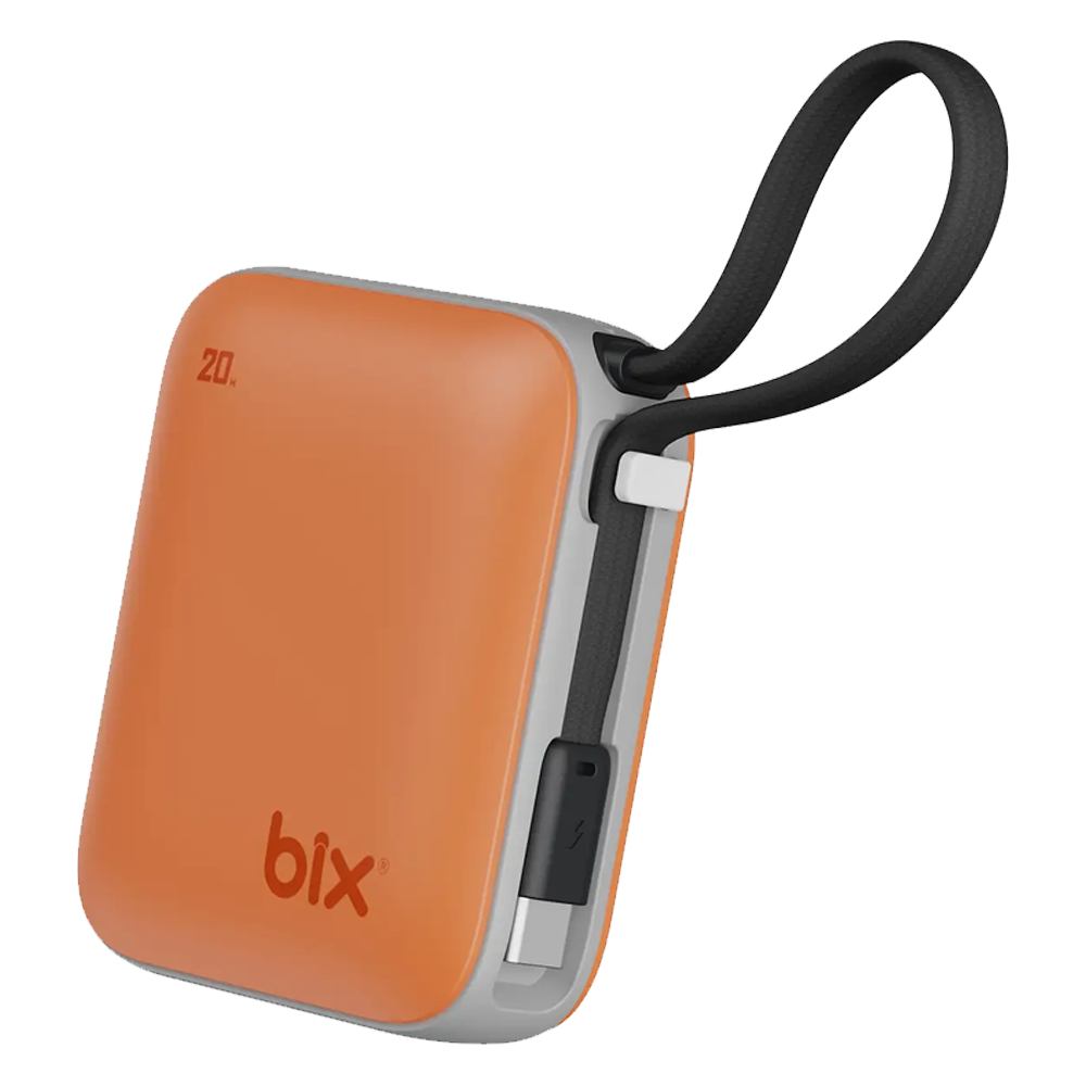 BIX PB119 20W 10000mAH USB-C Cep Boyu Taşınabilir Turuncu Hızlı Şarj Powerbank
