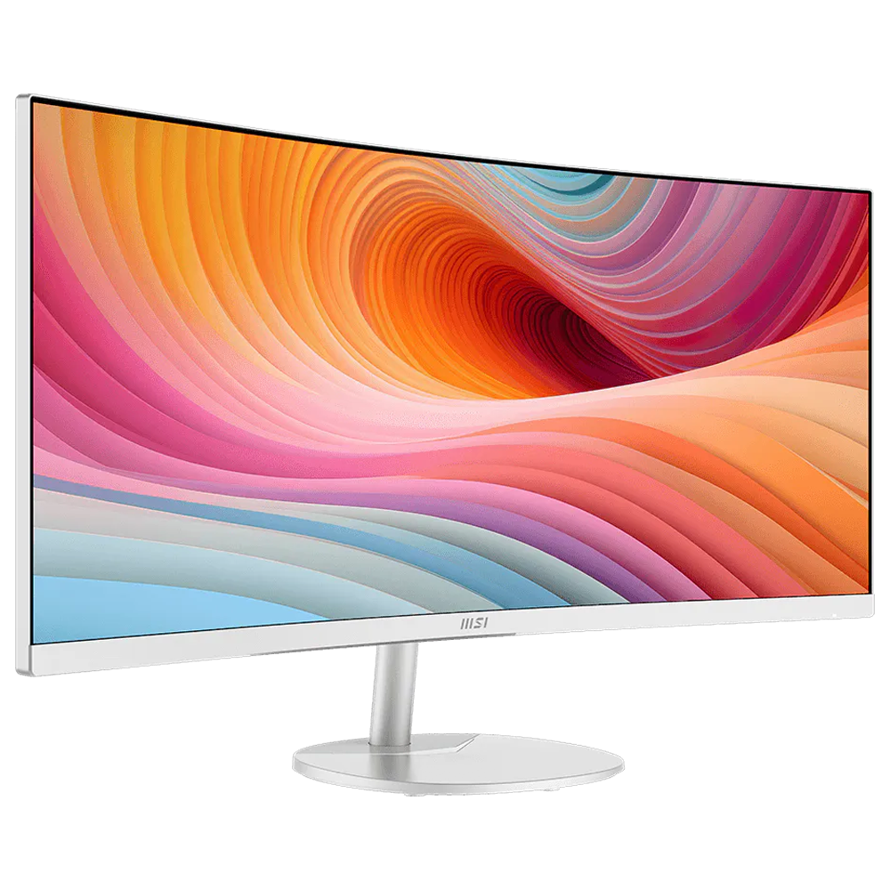MSI PRO MP341CQW E12 34" 120Hz 4ms HDMI DP FreeSync Premium HDR Ready UWQHD VA Curved 1500R Beyaz Monitör